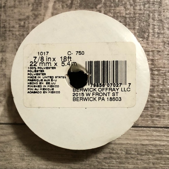 Offray Lot of 4 & 1 Michaels Craft Ribbon Spools (3) NWT & (2) Pre-Owned Orange - Picture 6 of 15